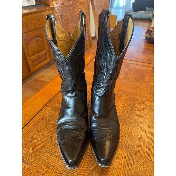 Justin Snip Toe women’s cowboy boots size 10 - Picture 2 of 7